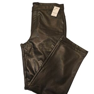 Sanctuary Black Faux Leather Pants